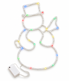 Battery-Operated LED Christmas Window Silhouette