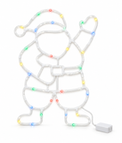 Battery-Operated LED Christmas Window Silhouette