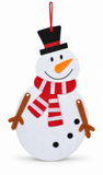 Jointed Felt Christmas Character Decoration