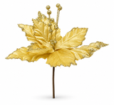 Velvet Glitter Poinsettia – 22cm