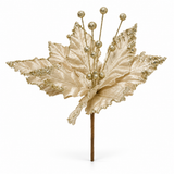 Velvet Glitter Poinsettia – 22cm