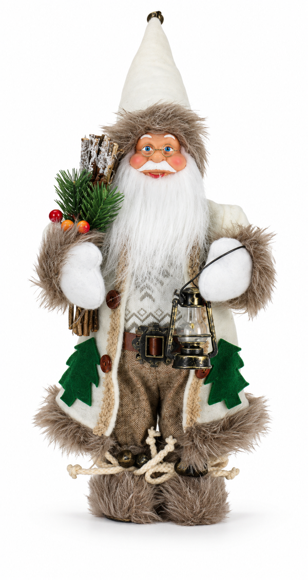 Deluxe Vintage Santa Figure – 30cm