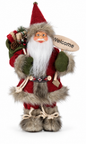 Deluxe Vintage Santa Figure – 30cm