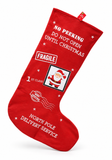 Giant Santa Postage Stamp Christmas Stocking - 100 cm