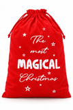Red Christmas Gift Sack - 90 x 58 cm