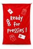 Red Christmas Gift Sack - 90 x 58 cm
