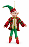 Mischievous Christmas Elf Doll – 25cm