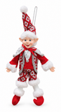 Mischievous Christmas Elf Doll – 25cm