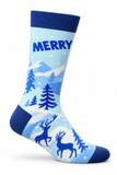 Men's Festive Christmas Socks - Size 6–12