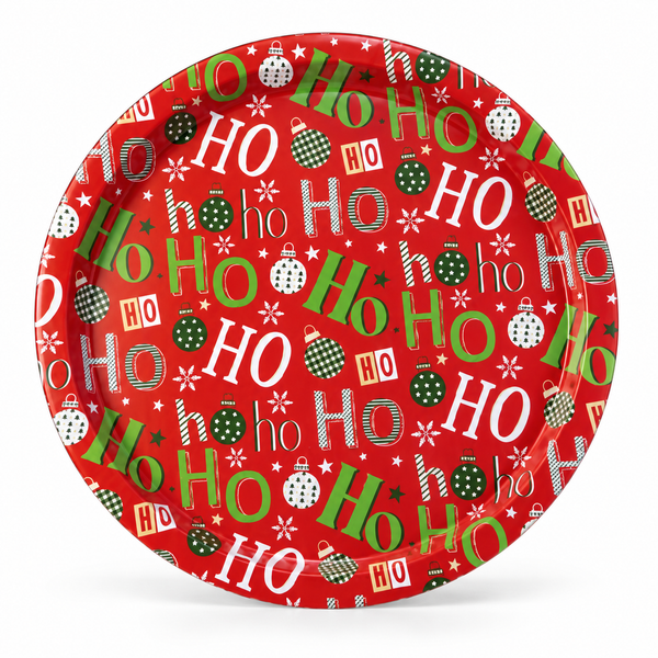 Christmas Metal Serving Tray – 32 cm