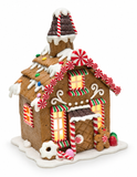 Light-Up Gingerbread House – 18cm