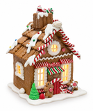 Light-Up Gingerbread House – 18cm