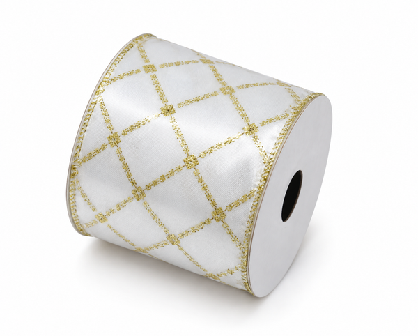 Gold and Silver Christmas Ribbon 2.7m