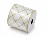 Gold and Silver Christmas Ribbon 2.7m