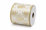 Gold and Silver Christmas Ribbon 2.7m