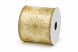 Gold and Silver Christmas Ribbon 2.7m
