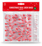 Christmas Seal-Lock Bags – 24 Pack