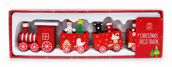 Retro Christmas Tabletop Train Set