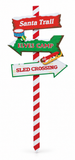 Christmas Direction Sign Garden Stake