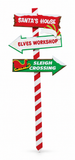 Christmas Direction Sign Garden Stake