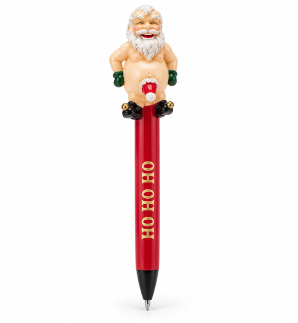 Naughty Santa Novelty Pen – 16cm