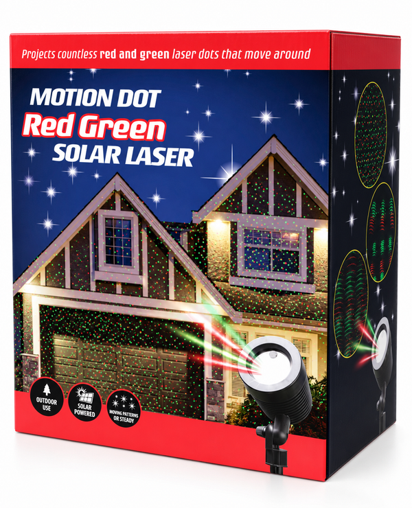Solar Laser Light – Red and Green