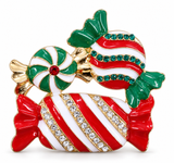 Christmas Candy Brooch