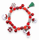 Christmas Bead and Charm Bracelet