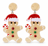 Christmas Acrylic Character Earrings