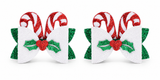 Glitter Christmas Bow Hair Clips – 2 Pack