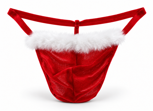 Santa Novelty G-String Gift Box