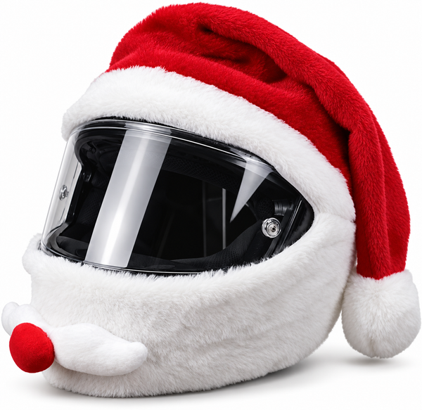 Santa Plush Motorbike Helmet Cover