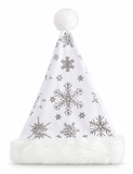 Foil Snowflake Santa Hat
