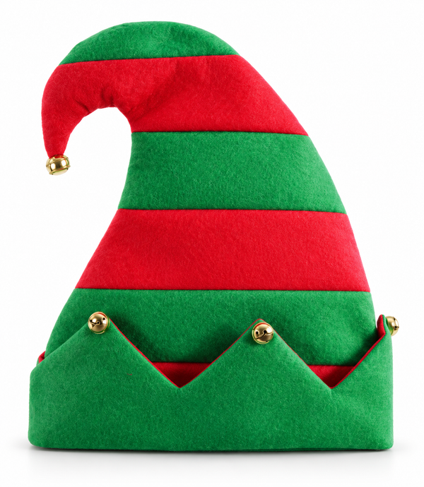 Curvy Elf Hat with Bells