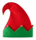Curvy Elf Hat with Bells