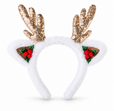 Plush Reindeer Antler Headband