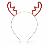 Diamante Metal Antler Headband