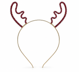 Diamante Metal Antler Headband