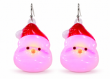 Light-Up Flashing Christmas Earrings