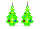 Light-Up Flashing Christmas Earrings