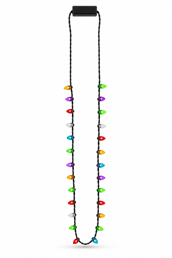 Light-Up Flashing Christmas Necklace