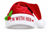 Slogan Velveteen Santa Hat