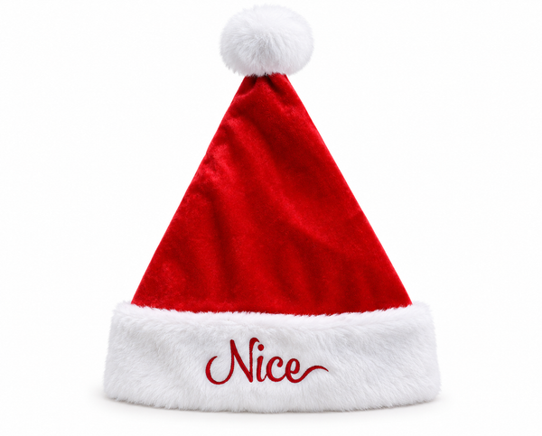Deluxe Velvet Christmas Hat