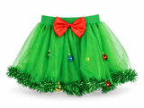 Girls Christmas Tutu with Festive Decorations