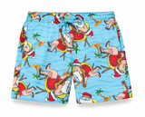 Men's Christmas Hawaiian Board Shorts