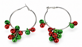 Christmas Hoop Earrings