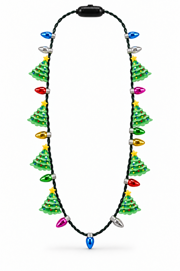 Flashing Christmas Character Necklace