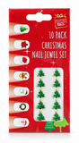 Christmas Nail Jewels – 10 Pack