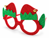 Christmas Glitter Novelty Glasses
