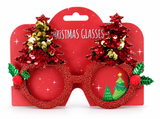 Sequin Christmas Novelty Glasses
